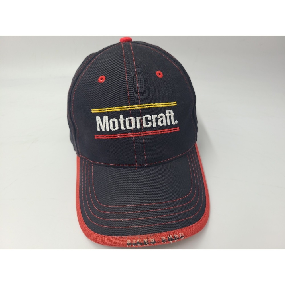 Vintage Ricky Rudd #21 Motorcraft Wood Brothers Adjustable Hat Cap‎ NASCAR Black